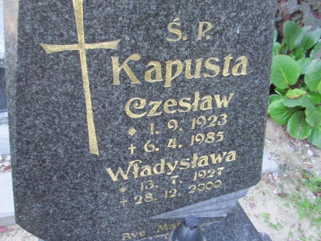 Czesław Kapusta 1923 Kórnik - Grobonet - Wyszukiwarka osób pochowanych