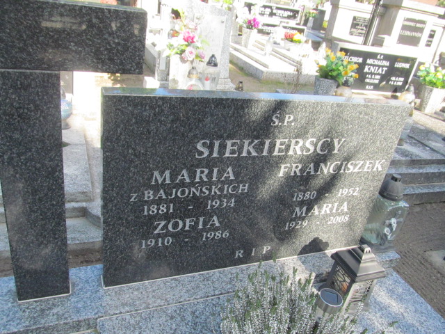 Maria Siekierska 1929 Kórnik - Grobonet - Wyszukiwarka osób pochowanych