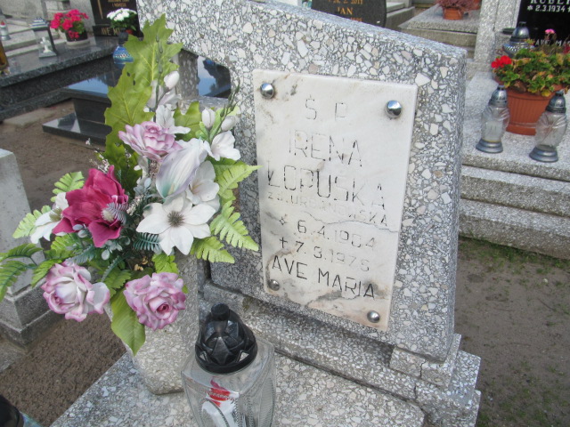 Irena Łopuska 1904 Kórnik - Grobonet - Wyszukiwarka osób pochowanych