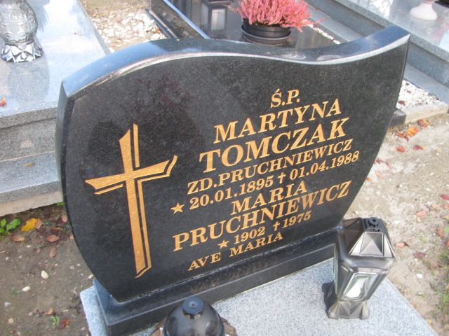 Martyna Tomczak 1895 Kórnik - Grobonet - Wyszukiwarka osób pochowanych