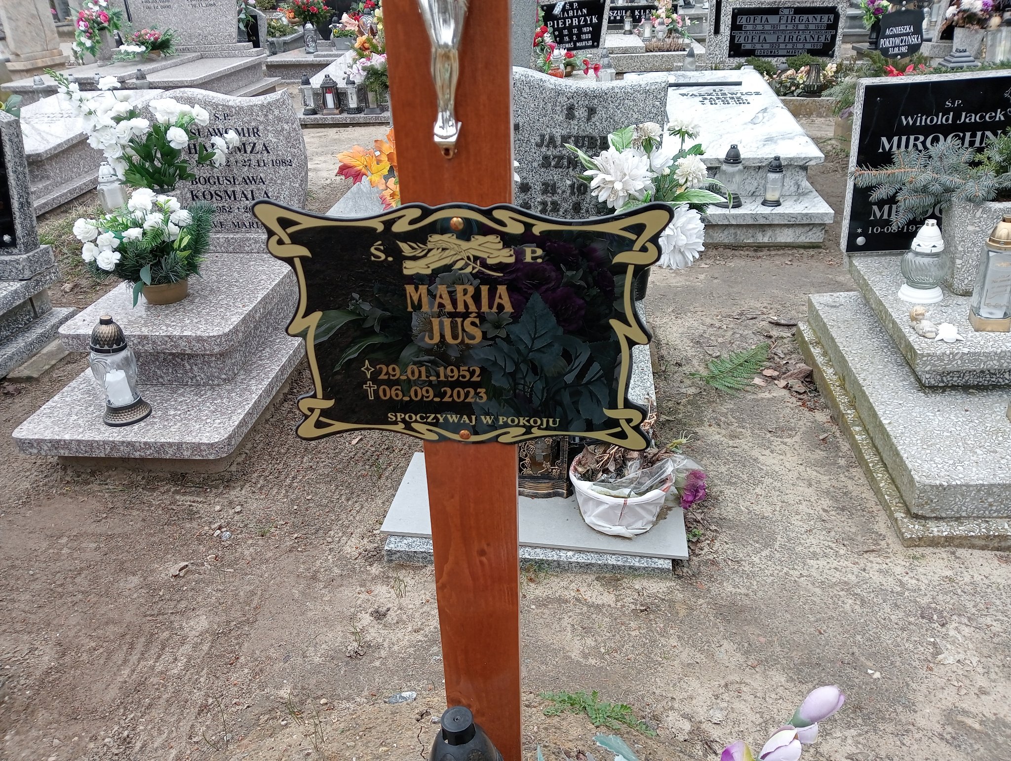 Maria Juś 1952 Kórnik - Grobonet - Wyszukiwarka osób pochowanych