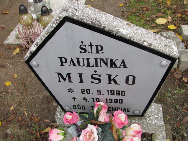 Paulina Miśko 1990 Kórnik - Grobonet - Wyszukiwarka osób pochowanych
