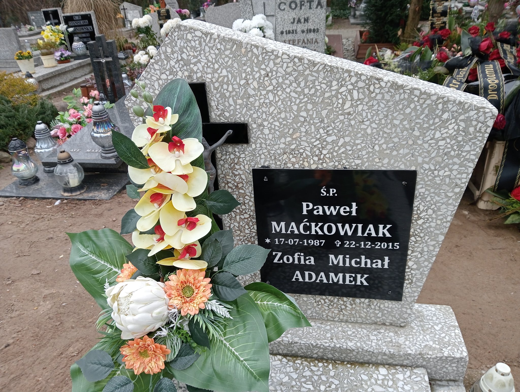 Paweł Maćkowiak 1987 Kórnik - Grobonet - Wyszukiwarka osób pochowanych