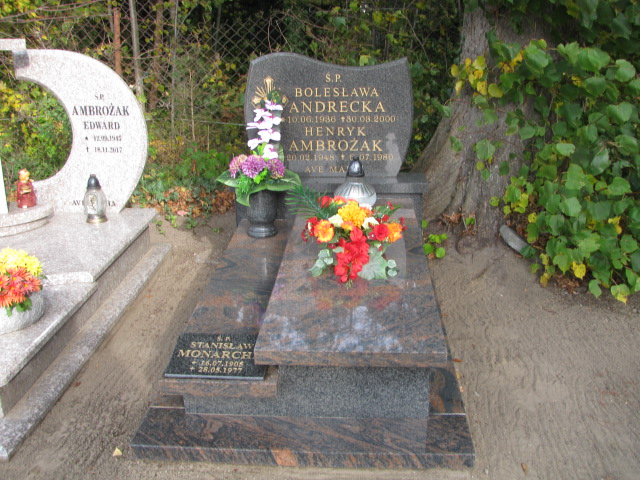 Grób Bolesława Andrecka