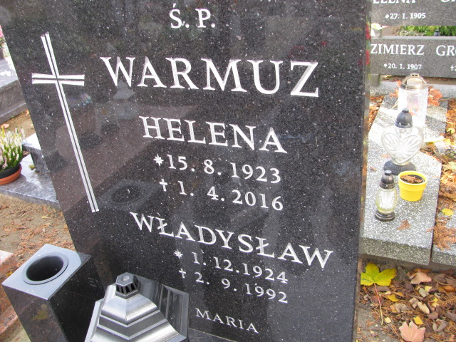 Helena Warmuz 1923 Kórnik - Grobonet - Wyszukiwarka osób pochowanych