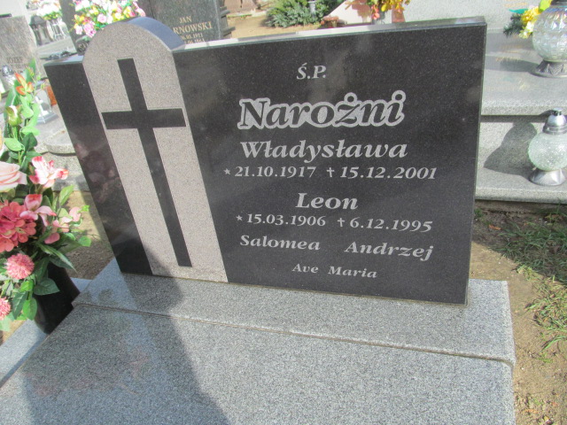 Władysława Narożna 1917 Kórnik - Grobonet - Wyszukiwarka osób pochowanych