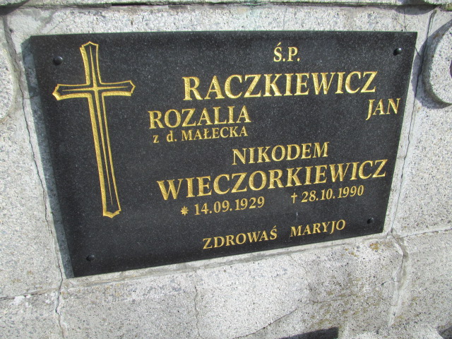 Bożena Wieczorkiewicz  1943 Kórnik - Grobonet - Wyszukiwarka osób pochowanych