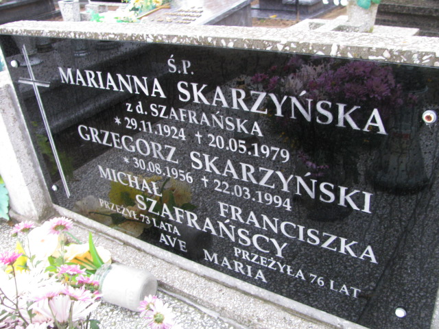Marianna Skarzyńska 1924 Kórnik - Grobonet - Wyszukiwarka osób pochowanych