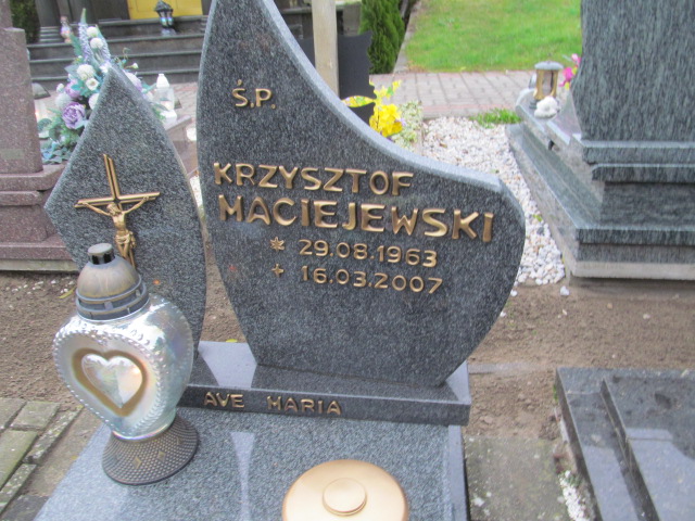 Krzysztof Maciejewski 1963 Kórnik - Grobonet - Wyszukiwarka osób pochowanych