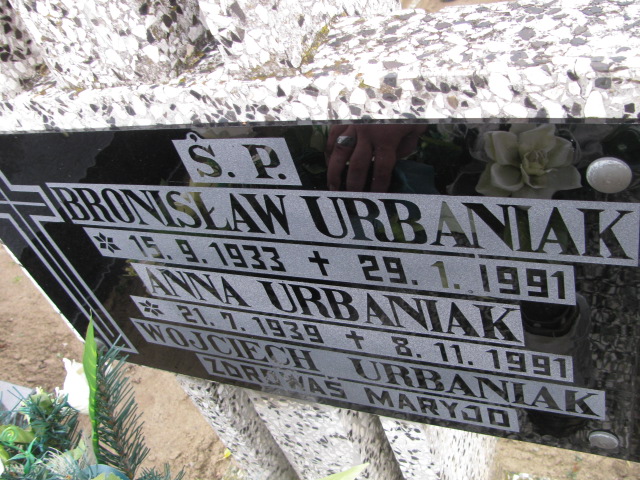 Bronisław Urbaniak 1933 Kórnik - Grobonet - Wyszukiwarka osób pochowanych