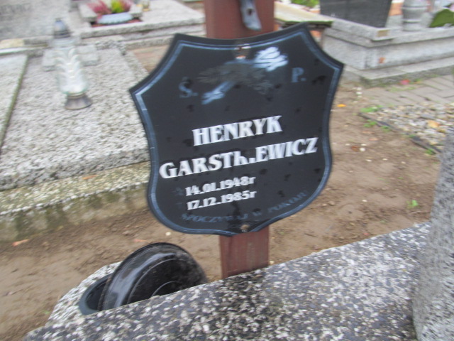 Henryk Garstkiewicz 1948 Kórnik - Grobonet - Wyszukiwarka osób pochowanych