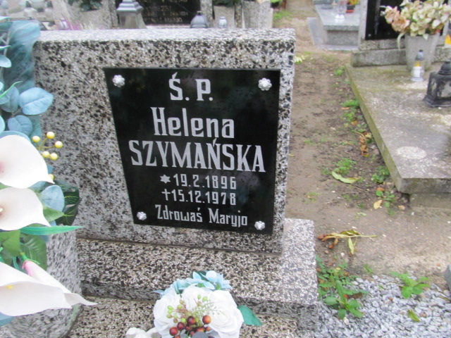 Helena Szymańska 1896 Kórnik - Grobonet - Wyszukiwarka osób pochowanych