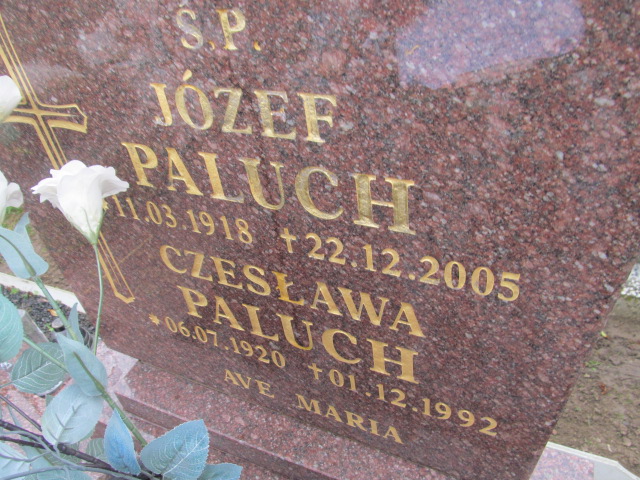 Józef Paluch 1918 Kórnik - Grobonet - Wyszukiwarka osób pochowanych